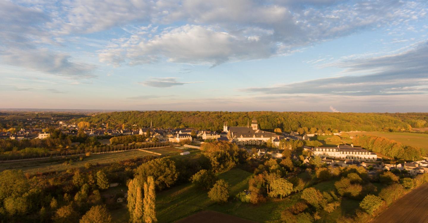 Image drone de Fontevraud