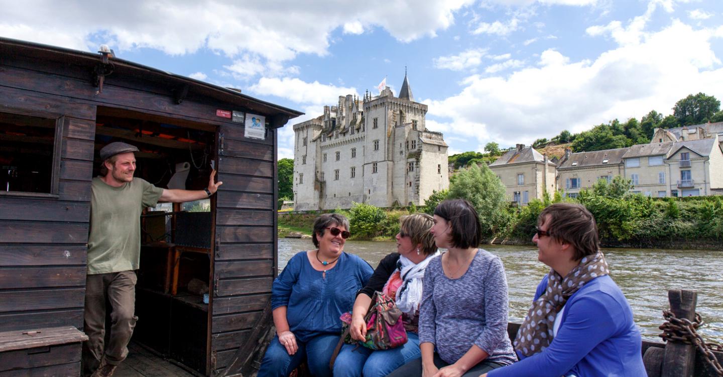 Sortie en bateau à Montsoreau, sur la loire©Jérôme Paressant