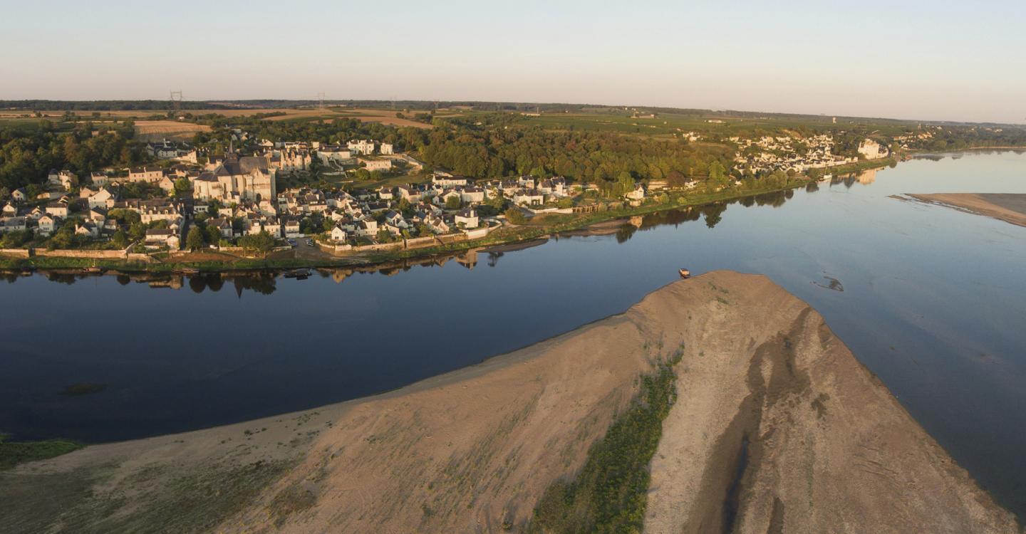 Confluence Loire et Vienne à Candes et Montsoreau