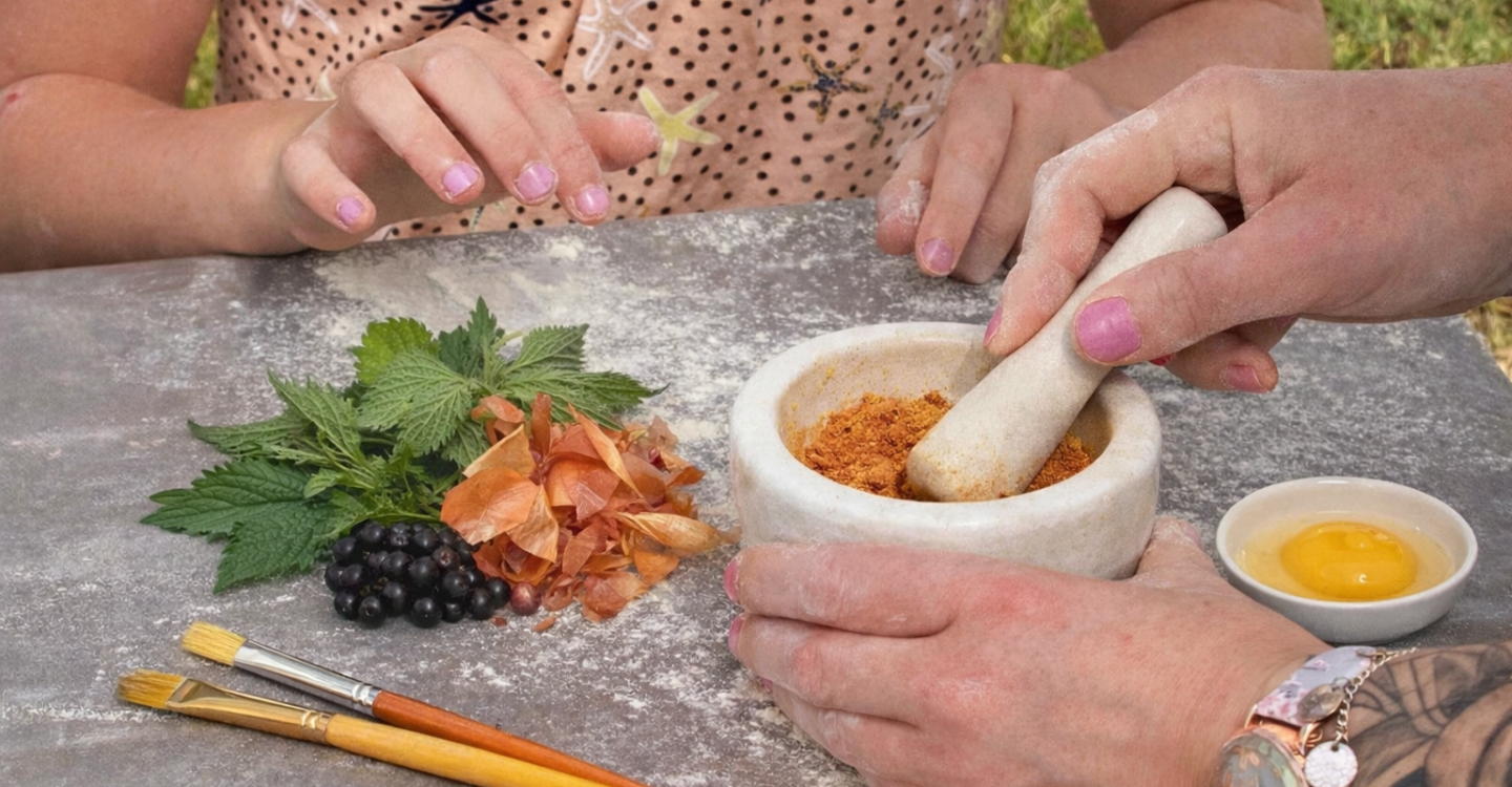 Pigments naturels©Musees Chinon Vienne et Loire