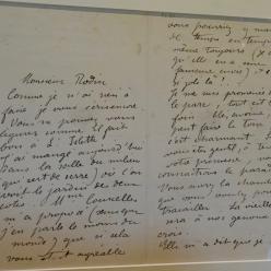 Lettre à Rodin