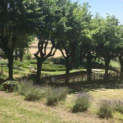 Les Toiles de La Tortillère jardin