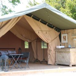 Les Toiles de La Tortillère tente safari 