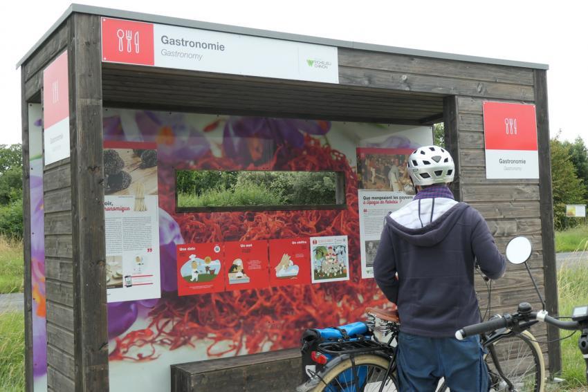 Station gastronomie le long de la voie verte