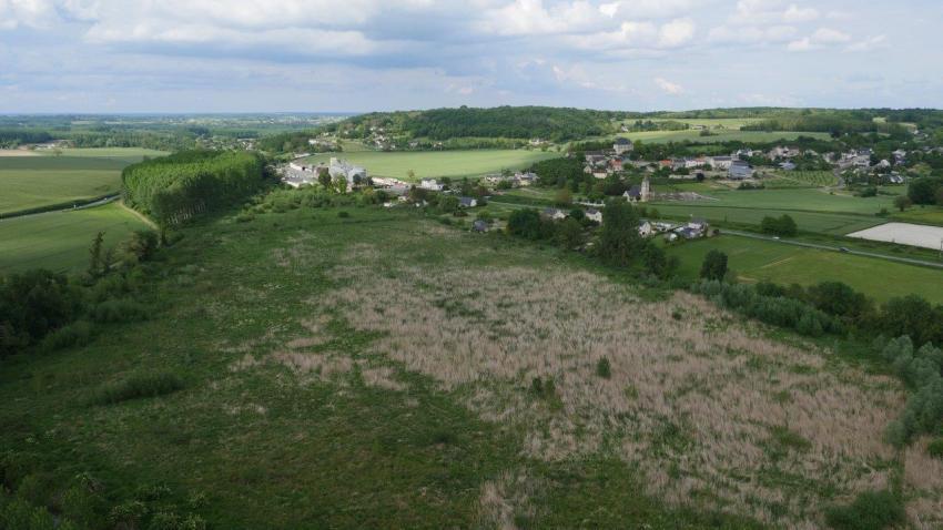 Vue aérienne de la RNR du marais de Taligny