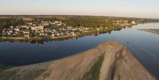 Confluence Loire et Vienne à Candes et Montsoreau